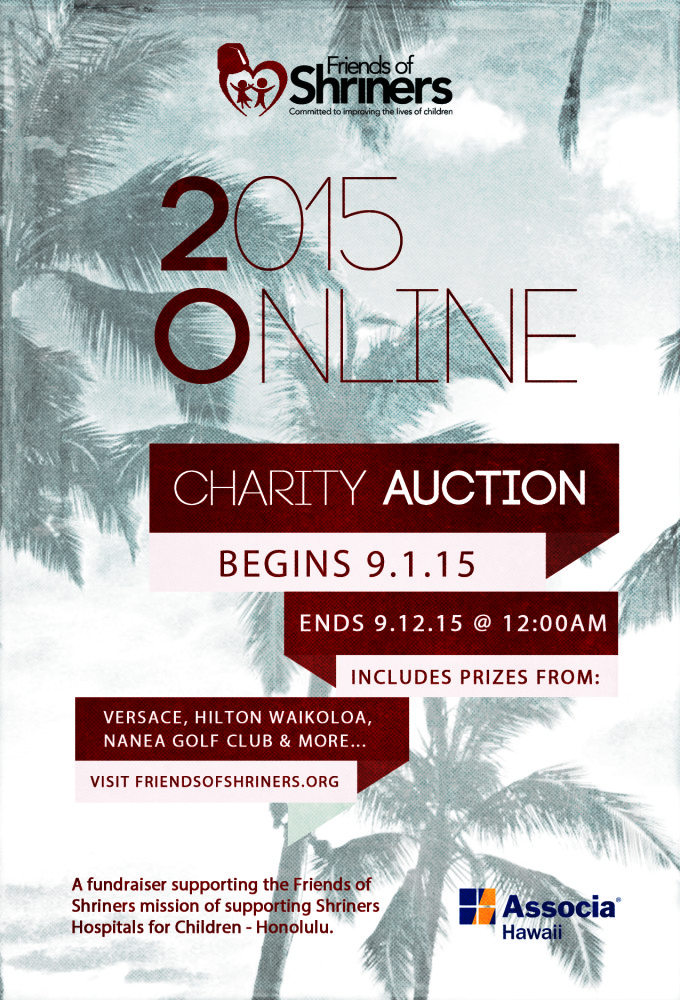 2015 Online Charity Auction Flyer